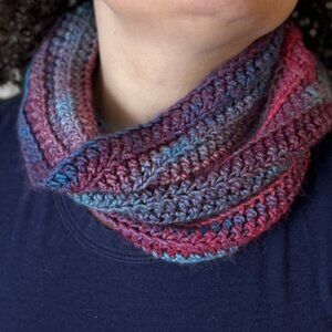 Evening Sky Crochet Cowl
